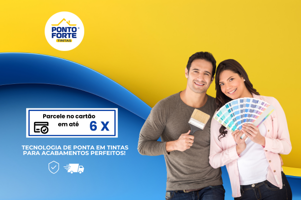 Banner de parcelamento de tintas em Palmas