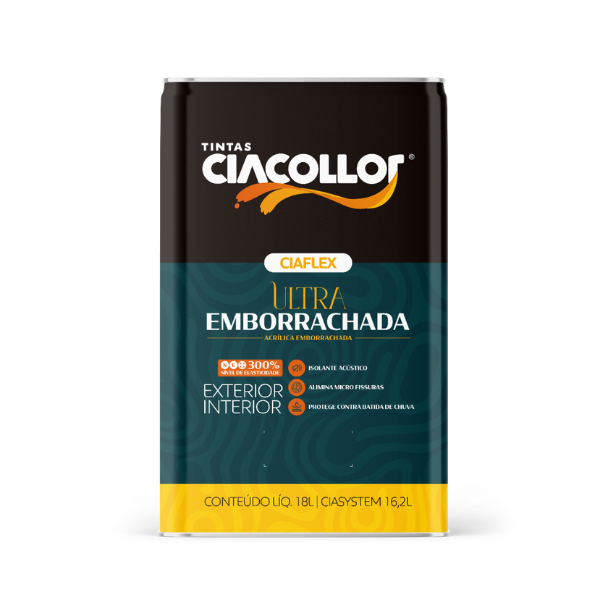 Tinta Acrílica Ciaflex Ultra Emborrachada Ciacollor